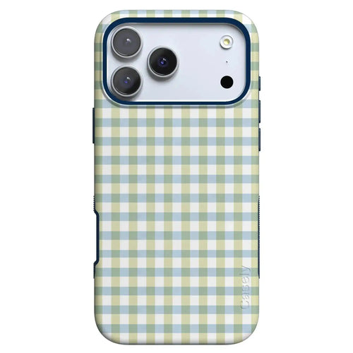 Pastel Picnic | Blue & Green Gingham Case