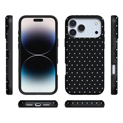 On the Dot | White Polka Dot Case