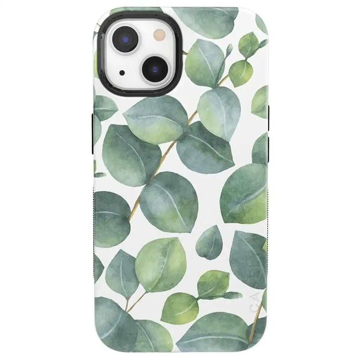 Leaf Me Alone | Green Floral Print Case