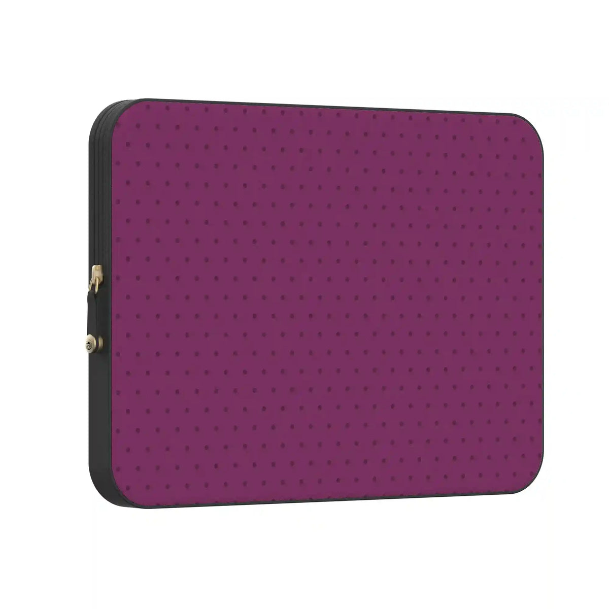 On the Dot | Plum Polka Dot Laptop Case