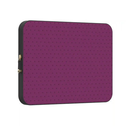 On the Dot | Plum Polka Dot Laptop Case