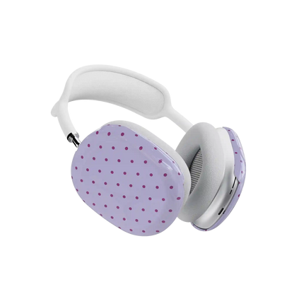 On the Dot | Purple & Plum Polka Dot AirPods Max Case