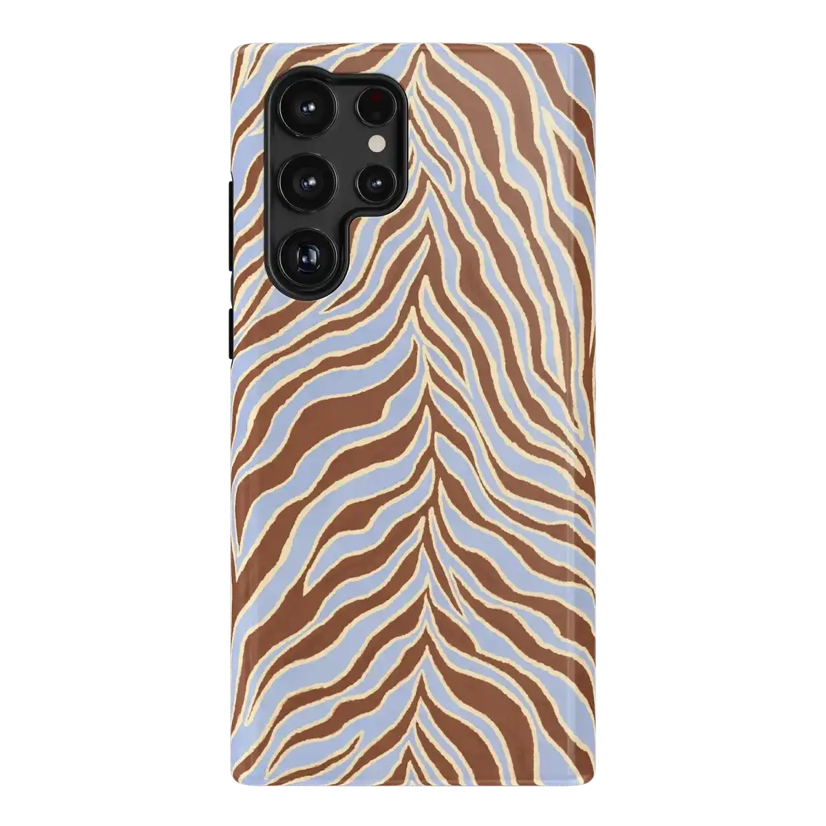 Untamed | Brown & Blue Zebra Case
