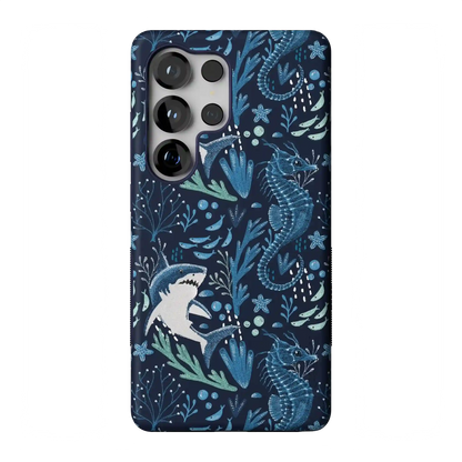 Midnight Reef | Shark Print Case