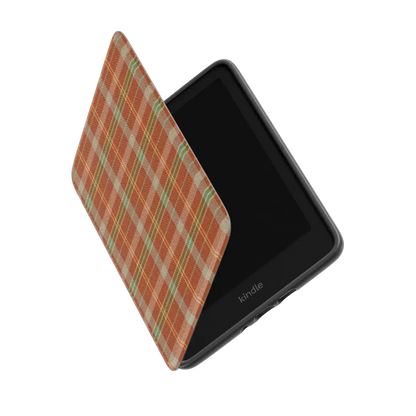 Spiced Chai | Fall Plaid Kindle Case