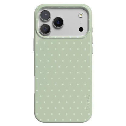 On the Dot | Green Polka Dot Case