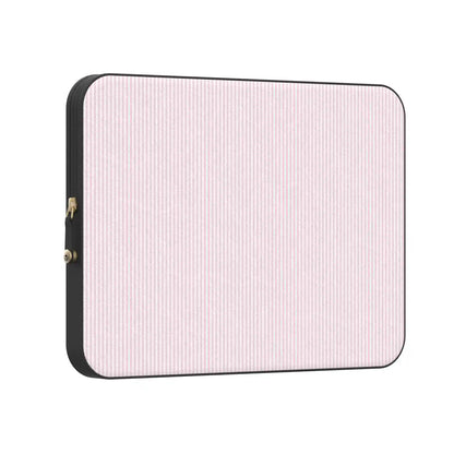 Stripes and the City | Light Pink Pinstripe Laptop Case