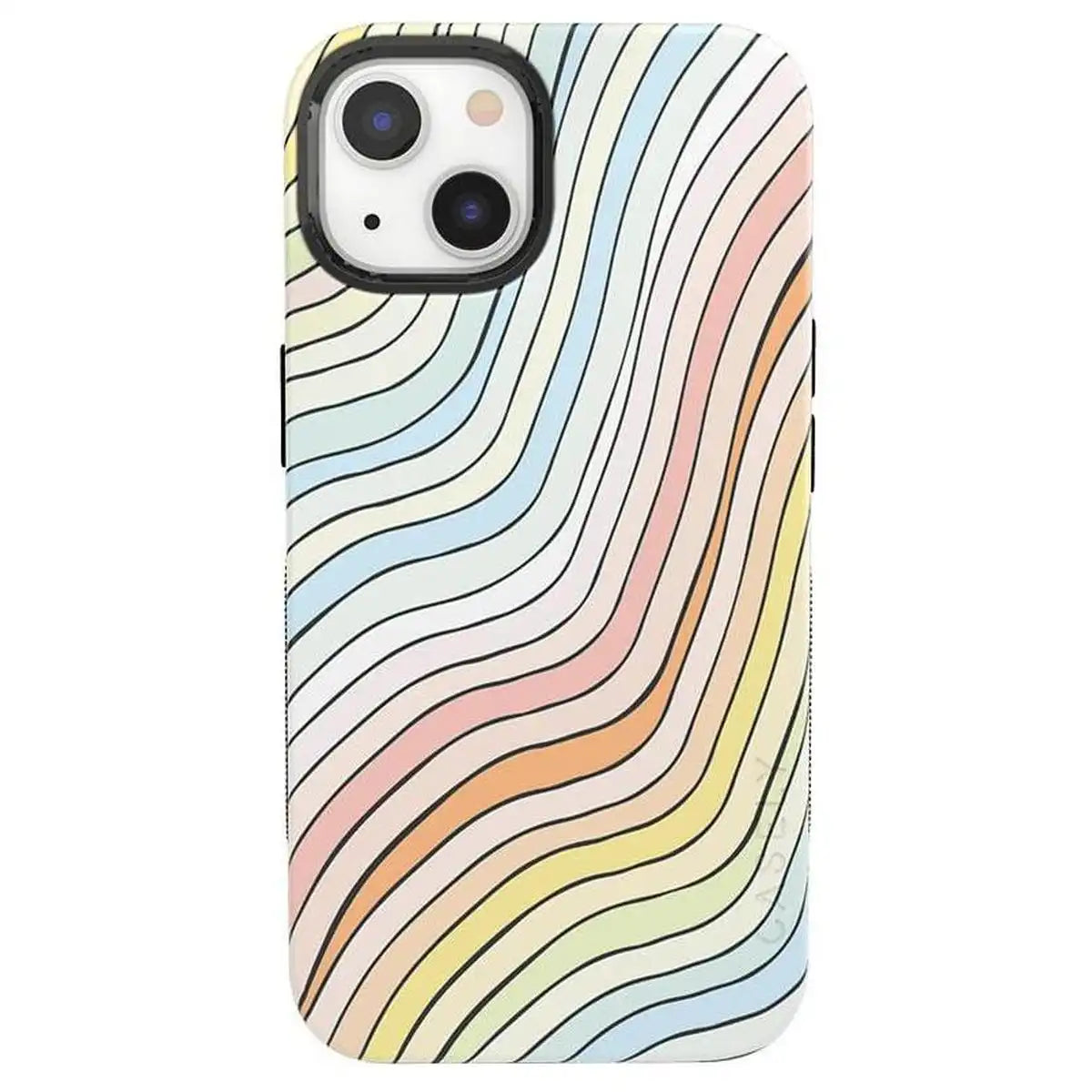 Ride The Wave | Pastel Rainbow Lined Case