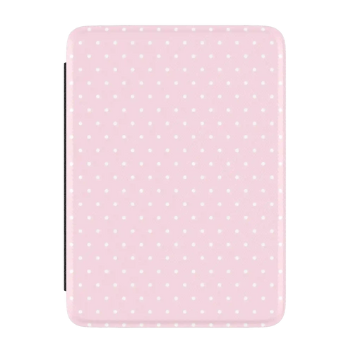 On the Dot | Pink & White Polka Dot Kindle Case