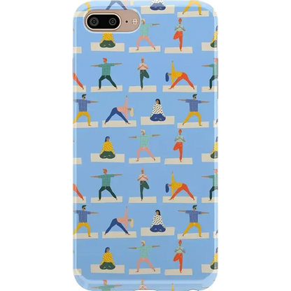 Go with the Flow | Light Blue Yoga Case