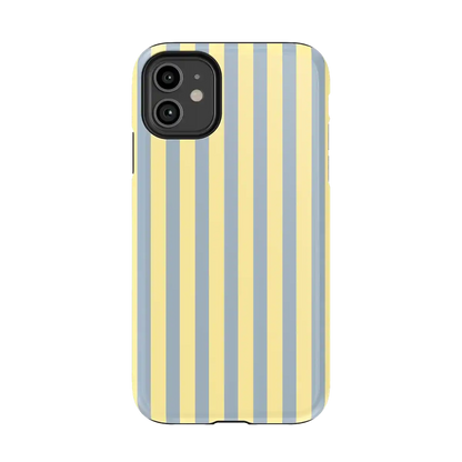 Coastline Stripes | Blue & Yellow Case