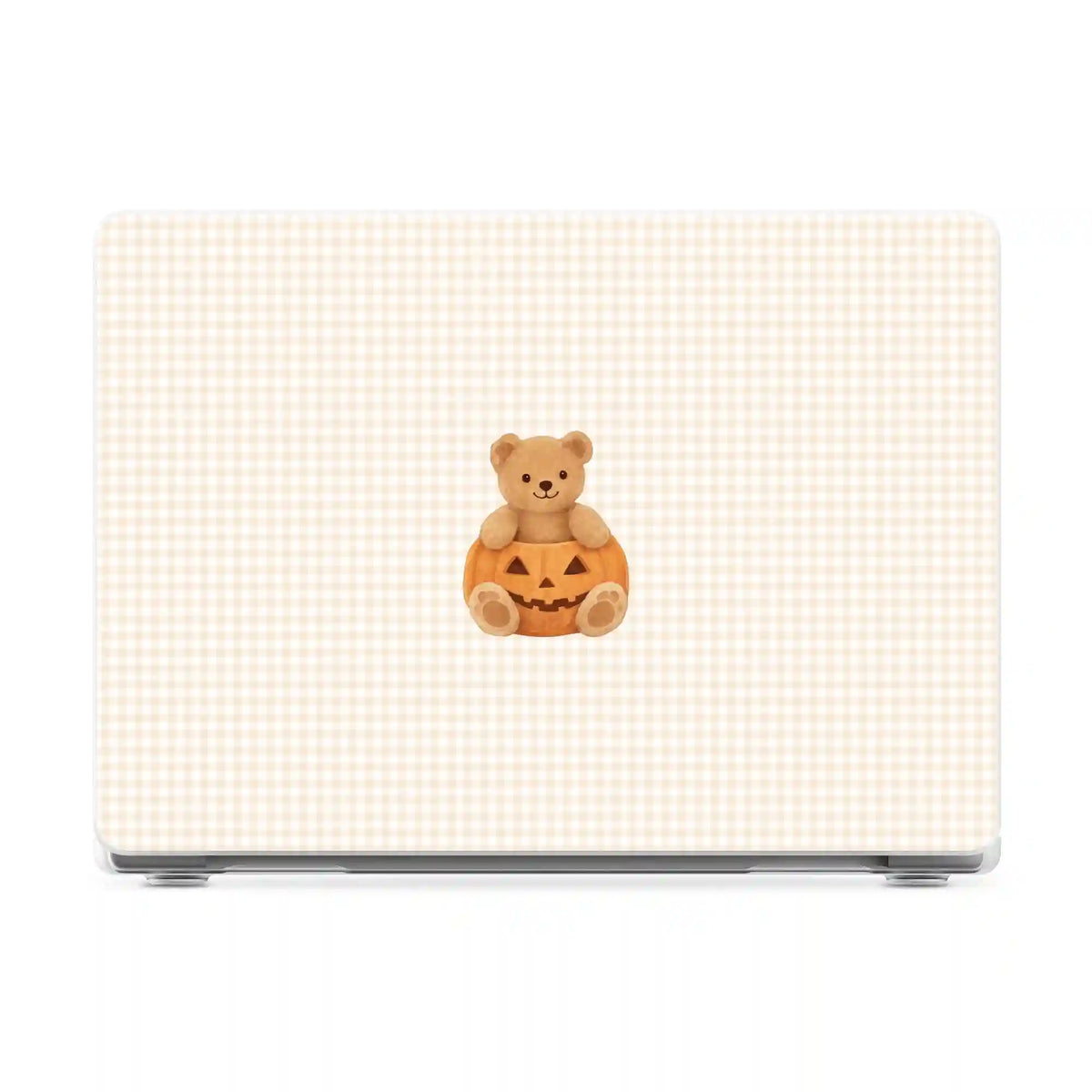 Teddy Boo | Gingham Bear Laptop Shell
