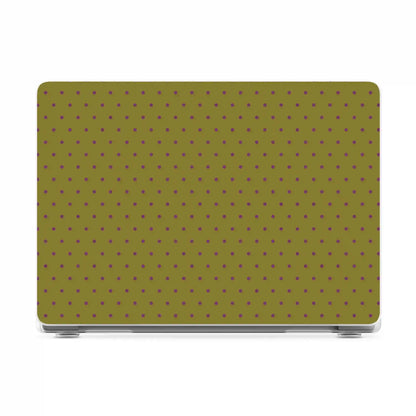 On the Dot | Moss & Plum Dots Laptop Shell