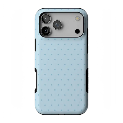 On the Dot | Blue Monochrome Polka Dot Case