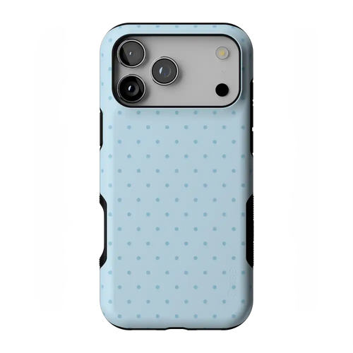 On the Dot | Blue Monochrome Polka Dot Case