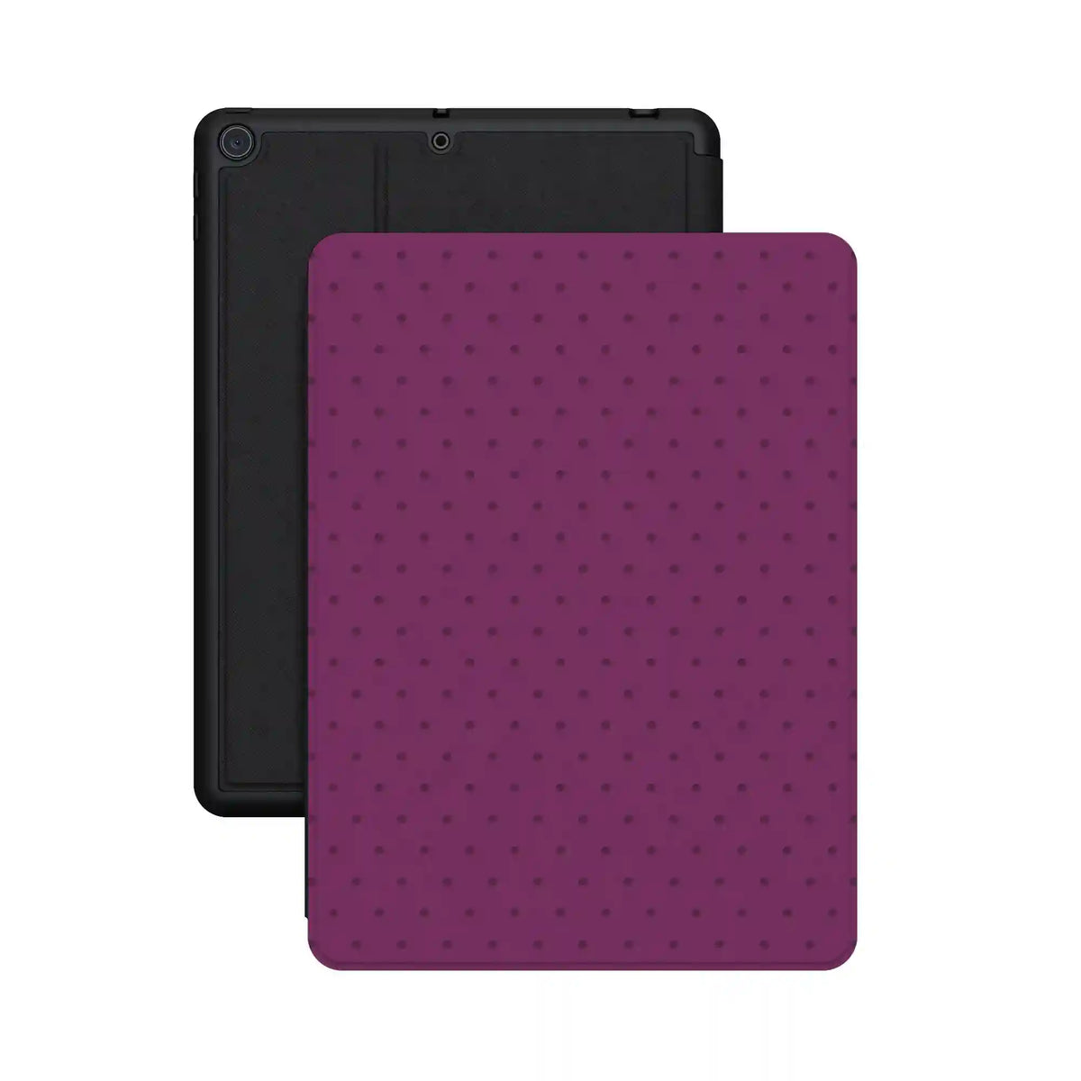 On the Dot | Plum Polka Dot iPad Case