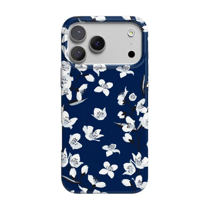 Floral Forest | Navy Cherry Blossom Floral Case