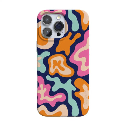 Midnight Color Splash | Abstract Retro Case