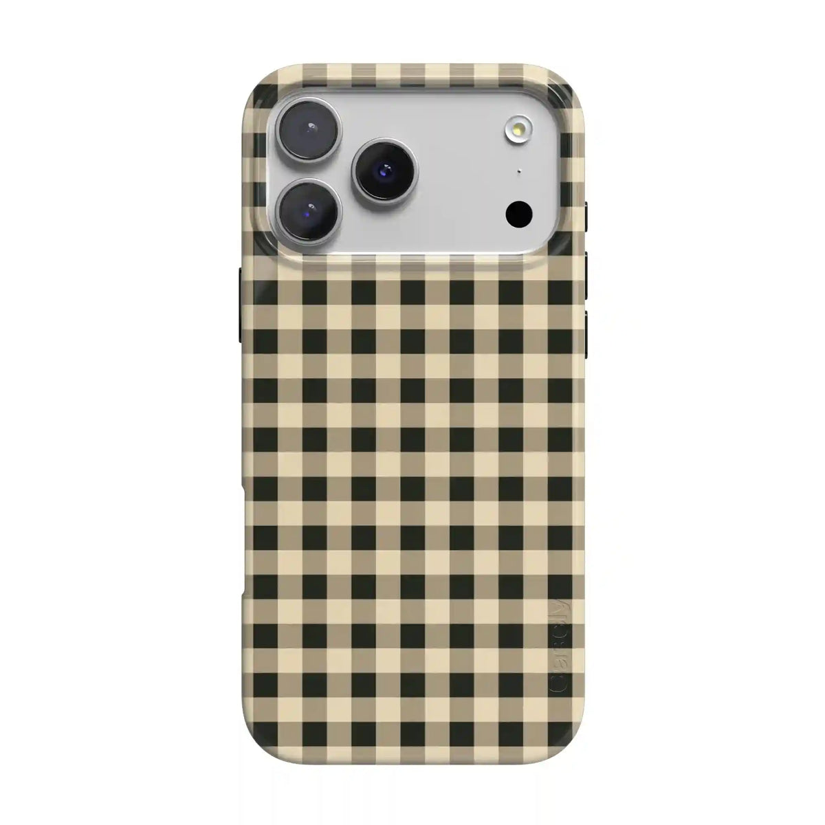 Cedar Lane | Black & Cream Gingham Case