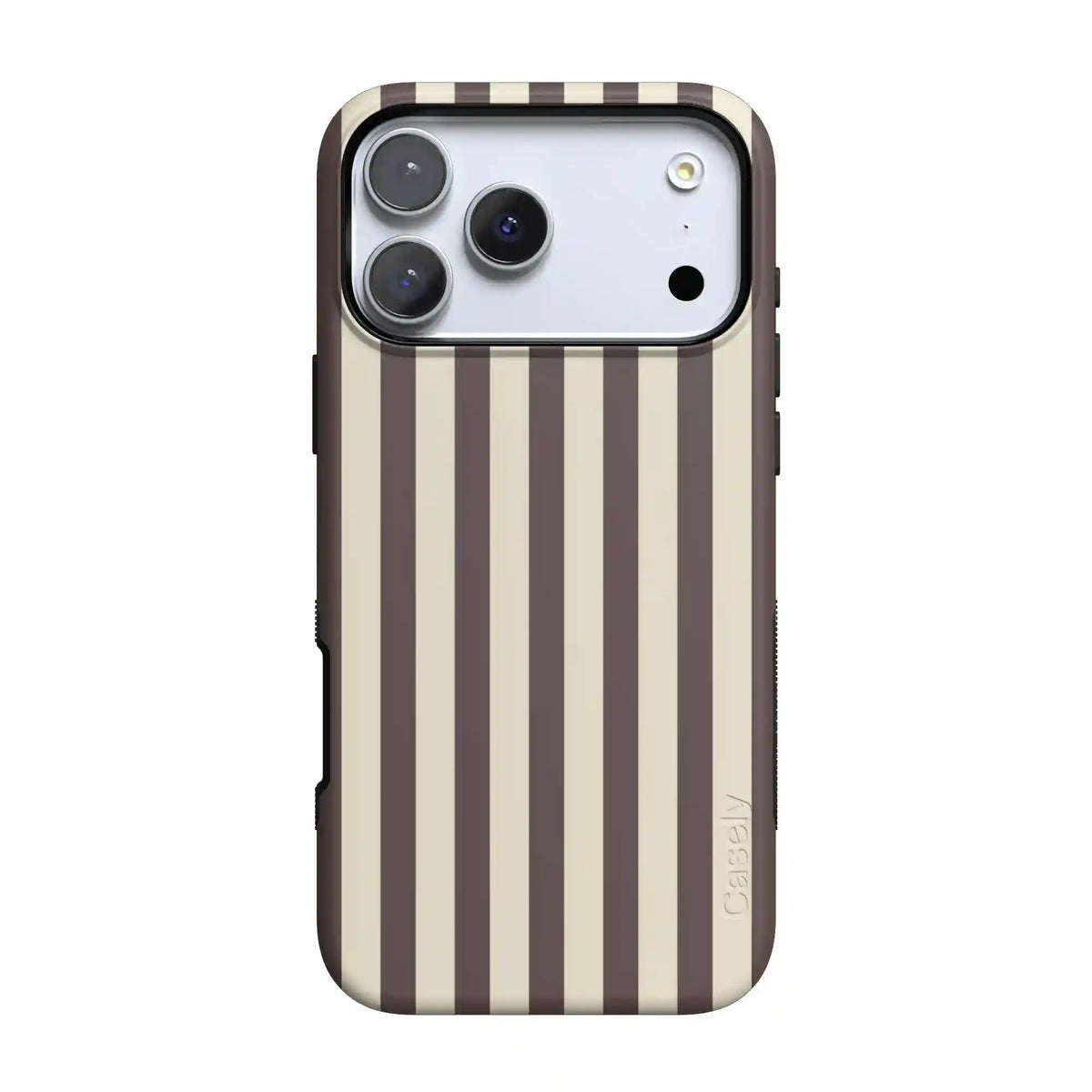 S'more Stripes | Brown Striped Case