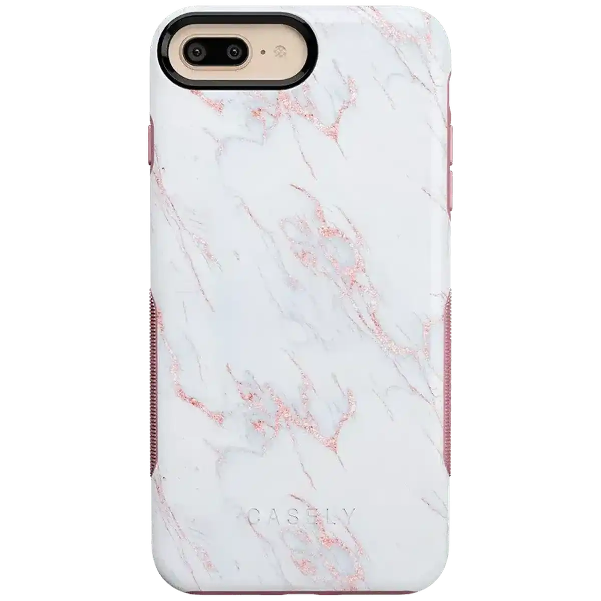 Subtle Blush | White and Pink Marble Case