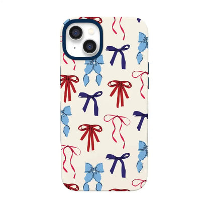 American Girlie | Red White & Blue Bows Case