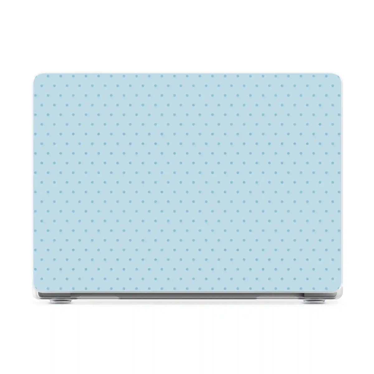 On the Dot | Blue Monochrome Polka Dot Laptop Shell