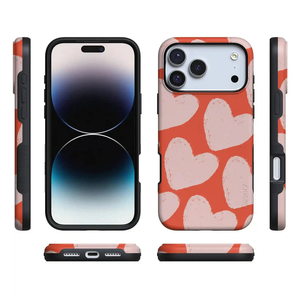 Love You More | Heart Doodle Case
