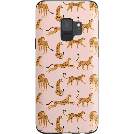On the Prowl | Pink Leopard Print Samsung Case