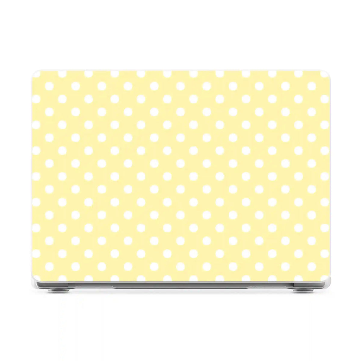 Spotted in SoHo | Yellow Polka Dot Laptop Shell
