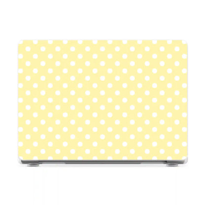 Spotted in SoHo | Yellow Polka Dot Laptop Shell