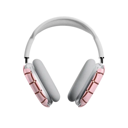 Uptown Gridlock | Pink Checkerboard AirPods Max Case