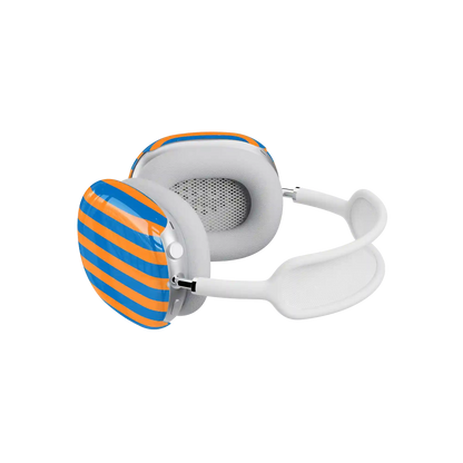 Go New York | Blue & Orange Stripes AirPods Max Case