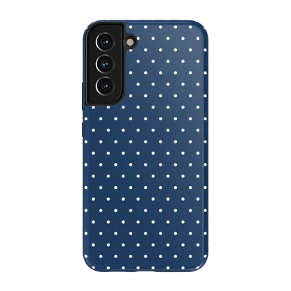 On the Dot | Navy Polka Dot Case