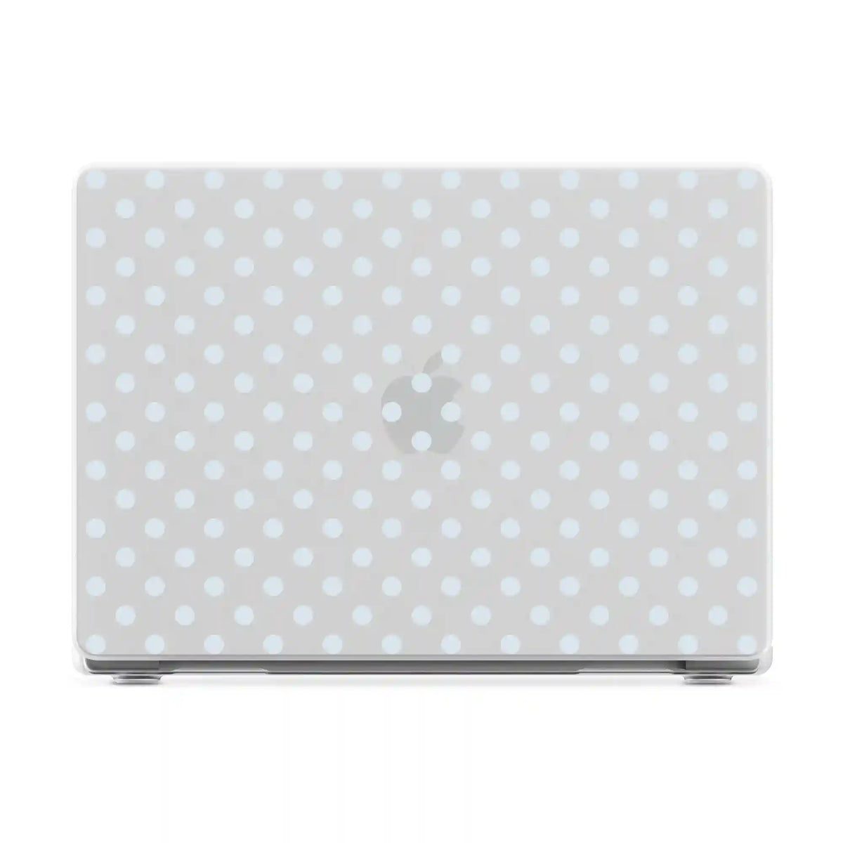 Spotted in SoHo | Light Blue Clear Polka Dot Laptop Shell