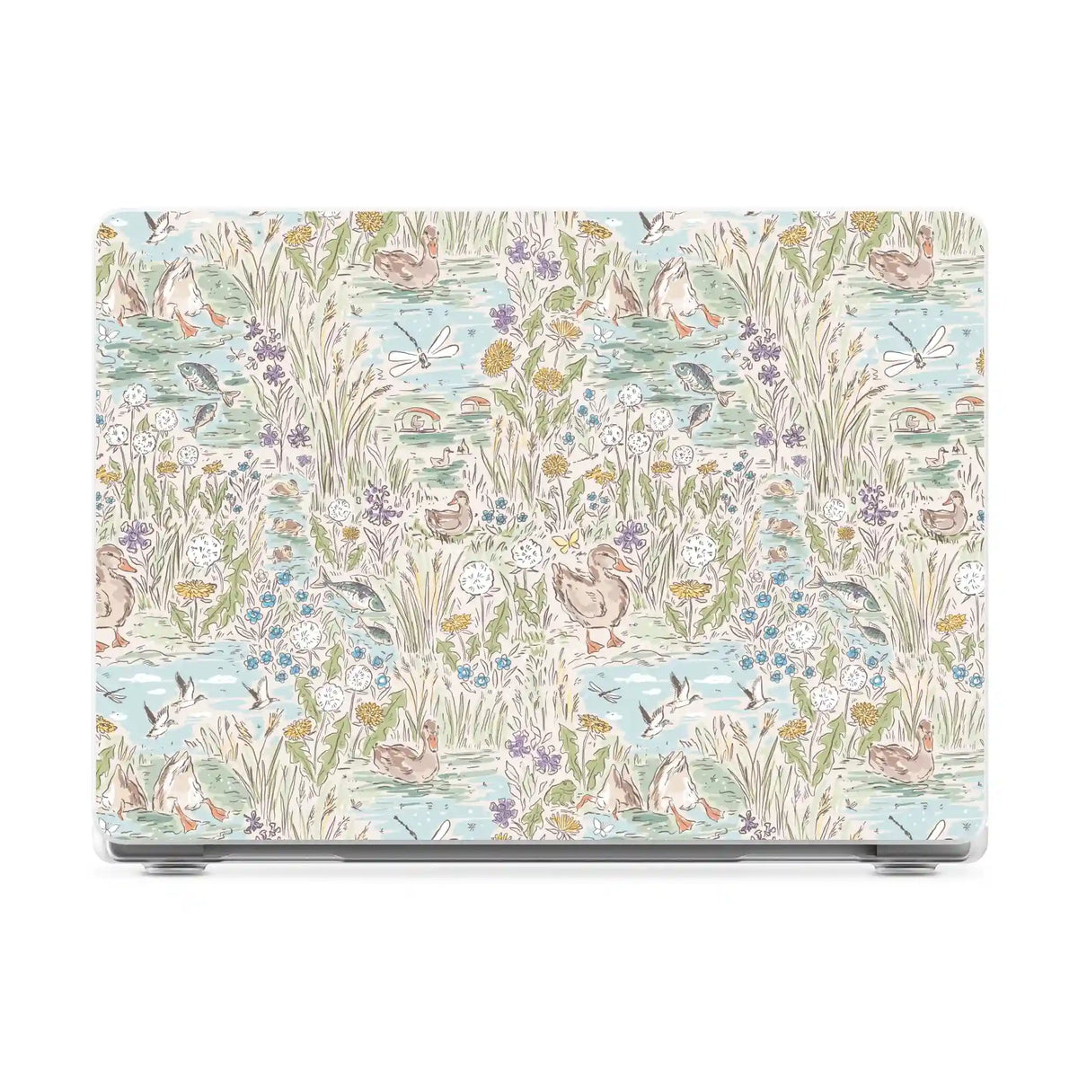 The Waddle Path | Duck Pond Laptop Shell