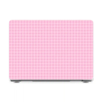 Sweet Jam | Light Pink Gingham Laptop Shell