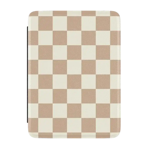 Fit Check | Neutral Checkerboard Kindle Case