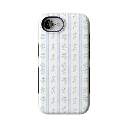 Cottage Stripe | Blue Floral Case