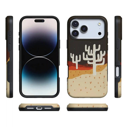 Desert Nights | Cactus Colorblock Case