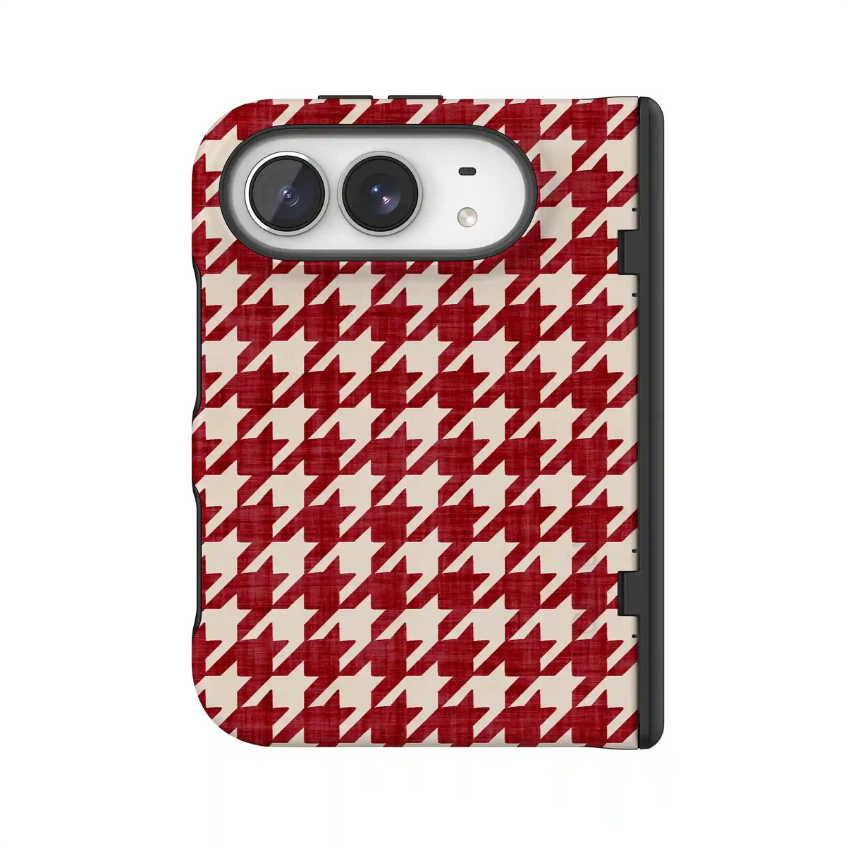 Scarlet Stitch | Red Houndstooth Case