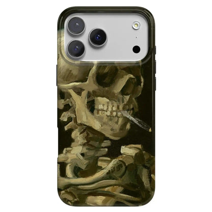 Van Gogh | Head of a Skeleton with a Burning Cigarette Phone Case
