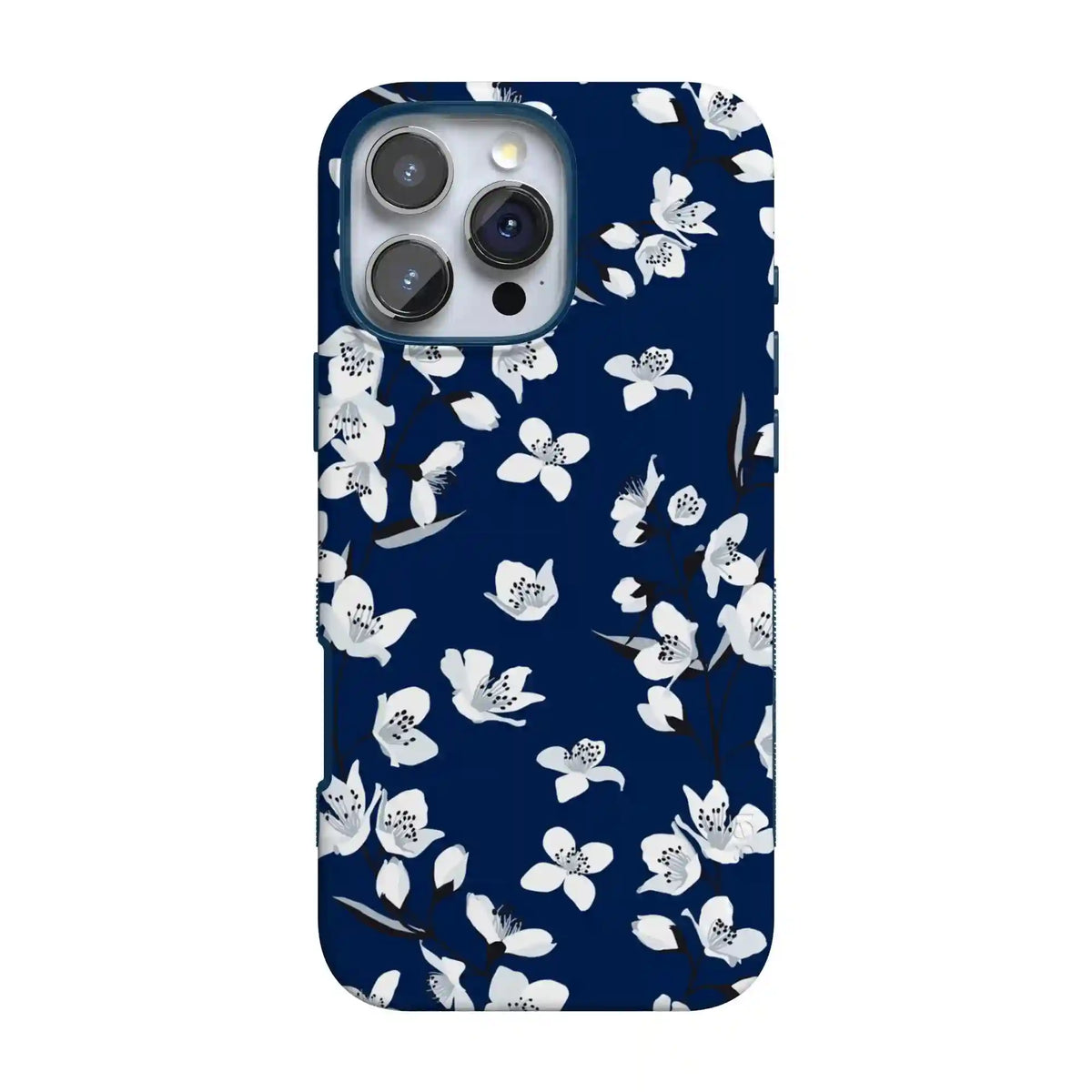 Floral Forest | Navy Cherry Blossom Floral Case