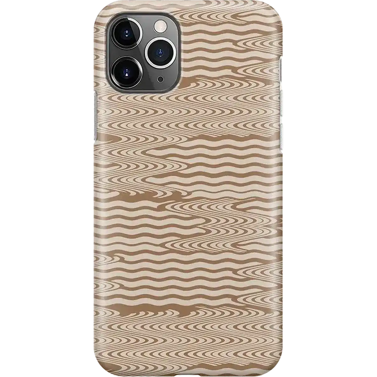 Mocha Ripple | Brown Waves Case