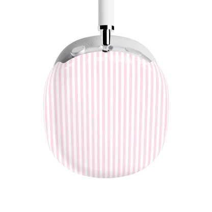Stripes and the City | Light Pink Pinstripe AirPods Max Case