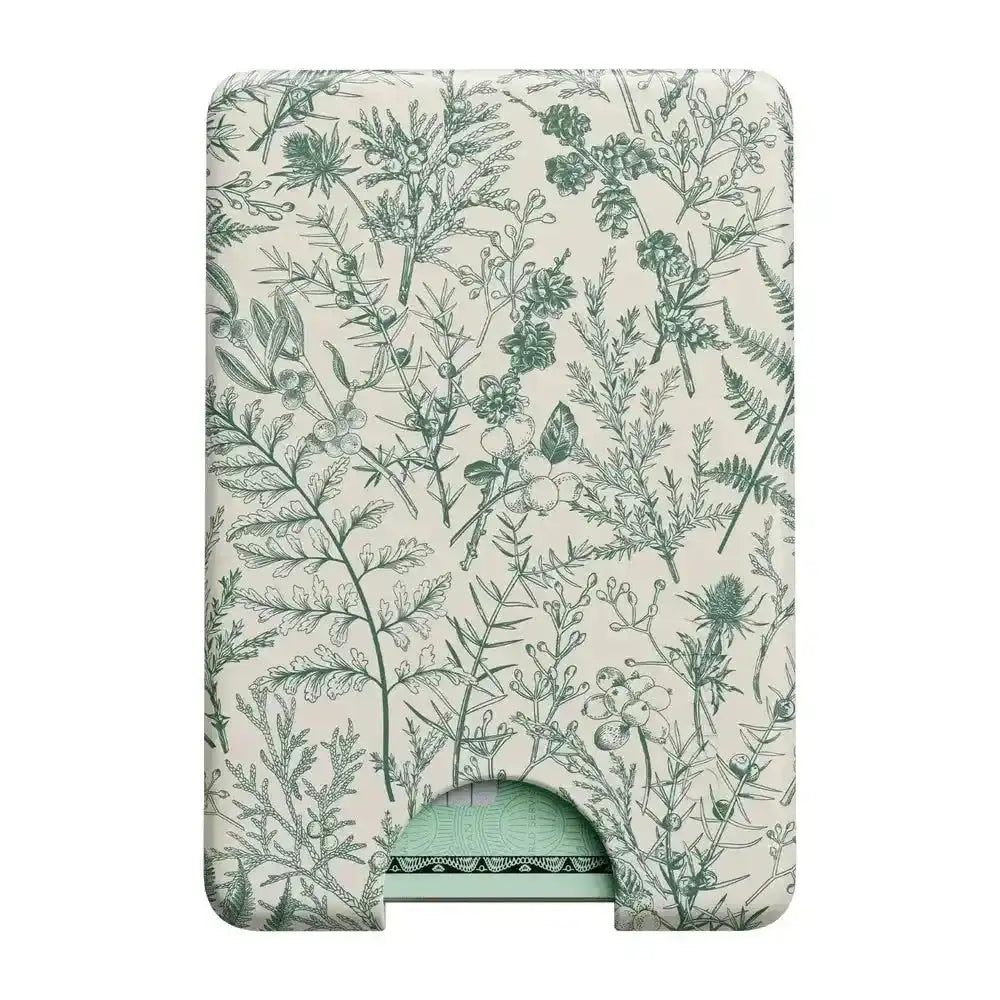 Sage Garden | Green Floral MagWallet