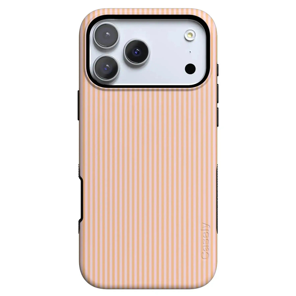 Stripes and the City | Orange & Pink Pinstripe Case