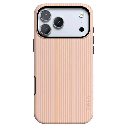Stripes and the City | Orange & Pink Pinstripe Case