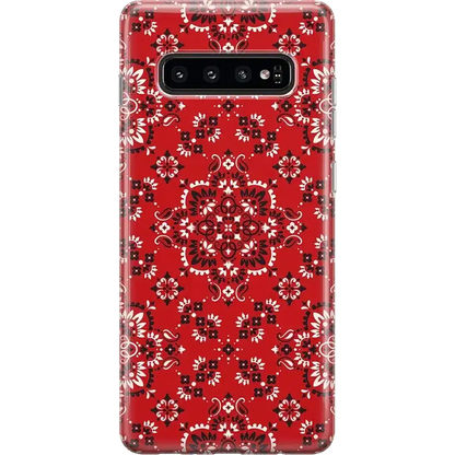 I'm with the Band | Red Bandana Print Samsung Case