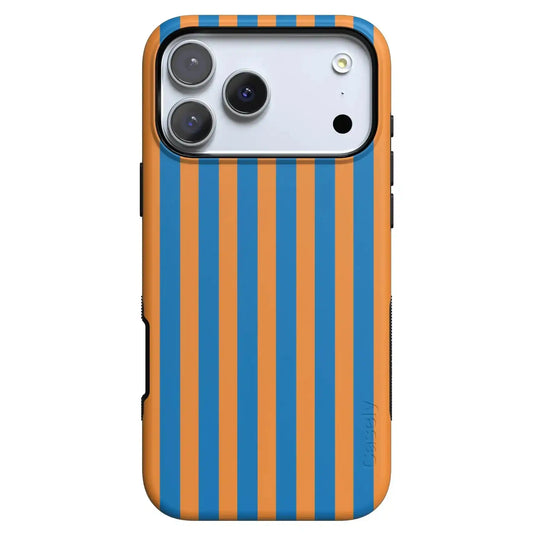 Go New York | Blue & Orange Stripes Case